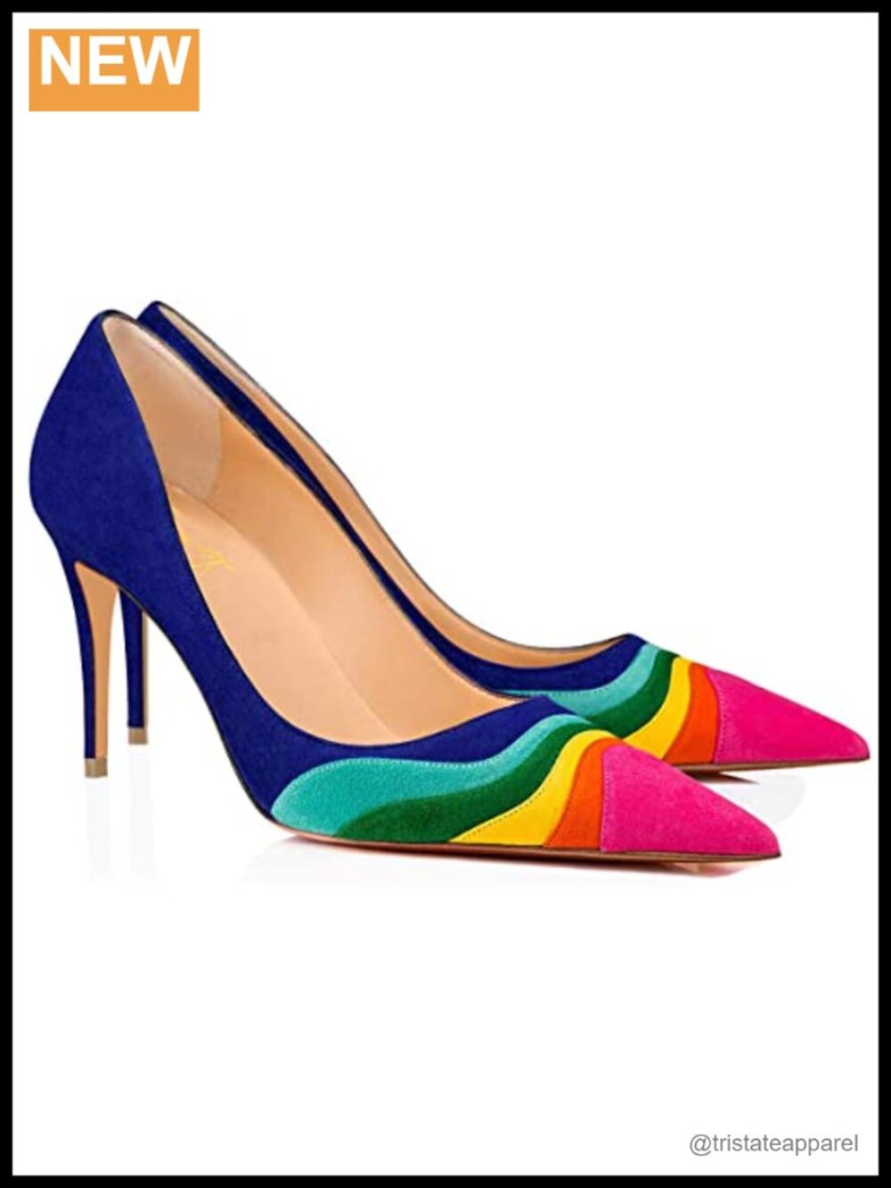 FOWT Women Kitten Heel Pumps Pointed Toe Slip-On Faux Suede Party Dress Work